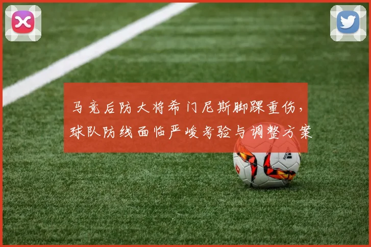 马竞后防大将希门尼斯脚踝重伤,球队防线面临严峻考验与调整方案